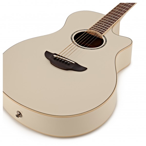 Yamaha APX600 Electro Acoustic, Vintage White