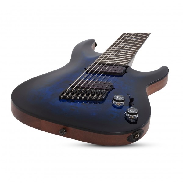 Schecter Omen Elite-8 MS, See-Thru Blue Burst