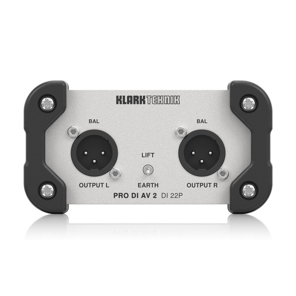 Klark Teknik DI 22P PRO DI AV 2 Professional Passive Stereo DI Box