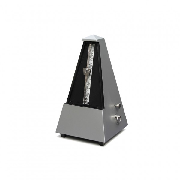 Wittner 2188 Plastic Metronome with Bell, Silver