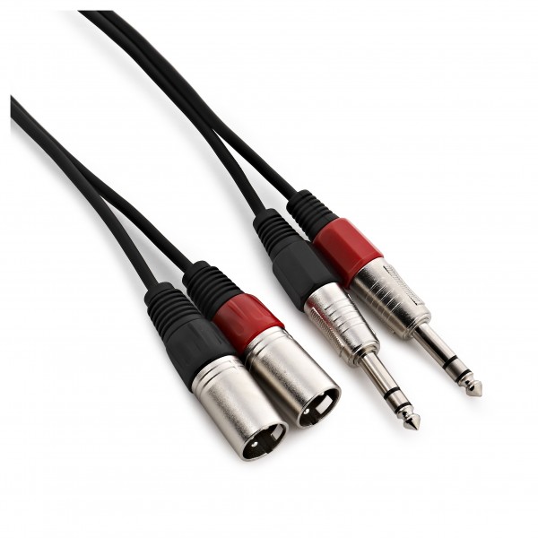 Essentials Dual XLR to Dual TRS Jack Cable, 3m