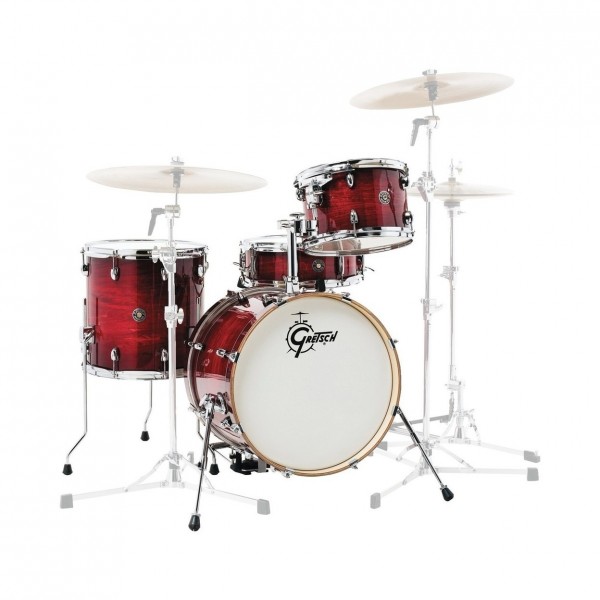 Gretsch Catalina Jazz 18" 4pc & DW 6000 H/W, Crimson Burst