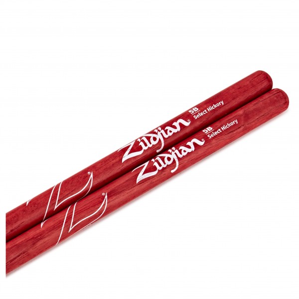 Zildjian 5B Wood Tip Red Drumsticks