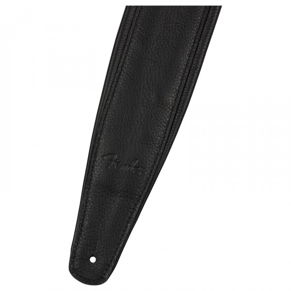 Fender 3.5" Premium Leather Strap, Black