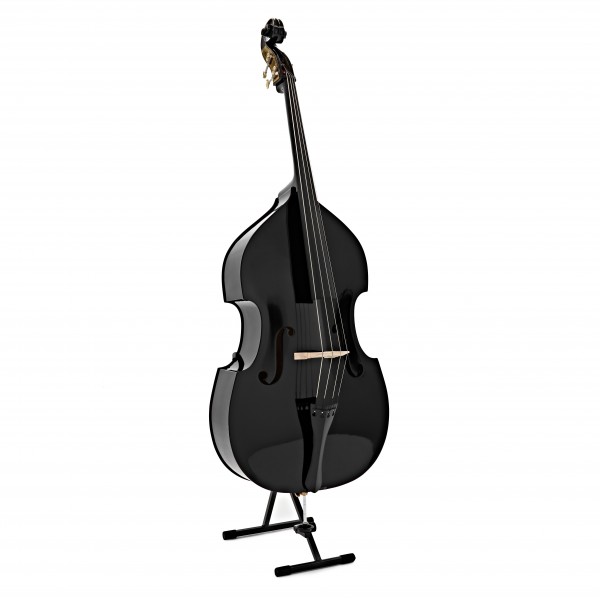 Student 3/4 Double Bass Beginner Pack by Gear4music, Black