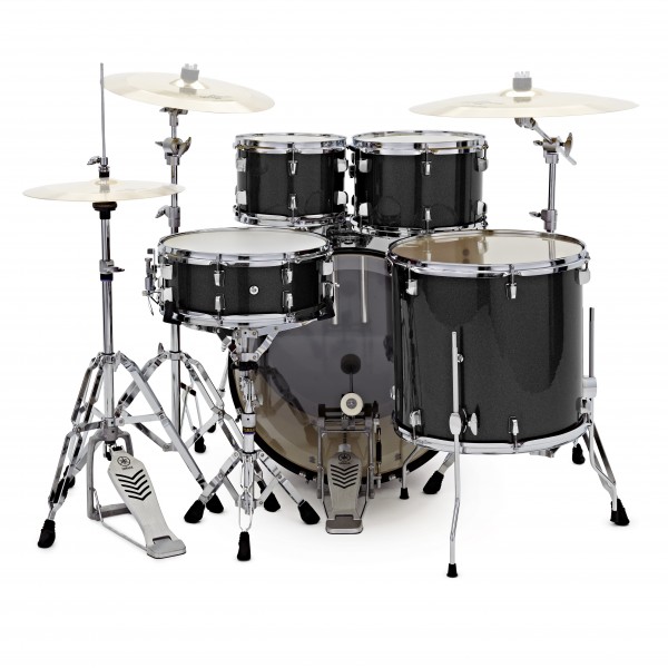 Yamaha Rydeen 20" Drum Kit w/ Hardware, Black Glitter