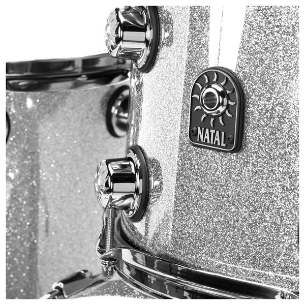 Natal Originals Maple 18" 3pc Shell Pack, Silver Sparkle