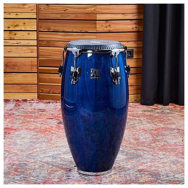 Meinl Percussion Artist Series William Kachiro Quinto 11", Remo Calfskin Skyndeep Heads, Blue Wave