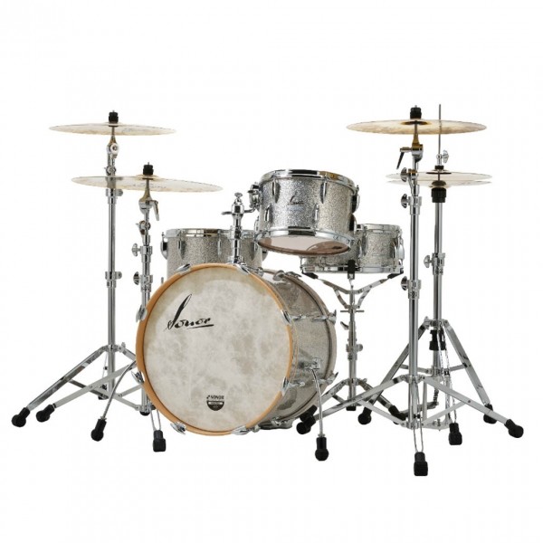 Sonor Vintage 20" 3pc Shell Pack, Vintage Silver Glitter