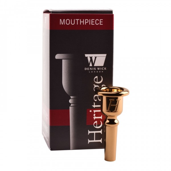 Denis Wick Heritage Cornet Mouthpiece, Gold Plate, 3B