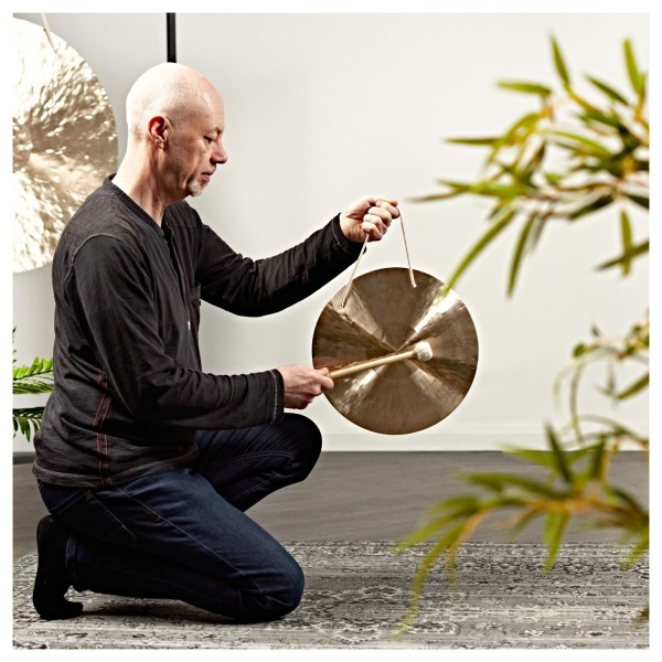 Gear4music Life 14 Inch Wind Gong with Carry Bag & Adjustable Stand