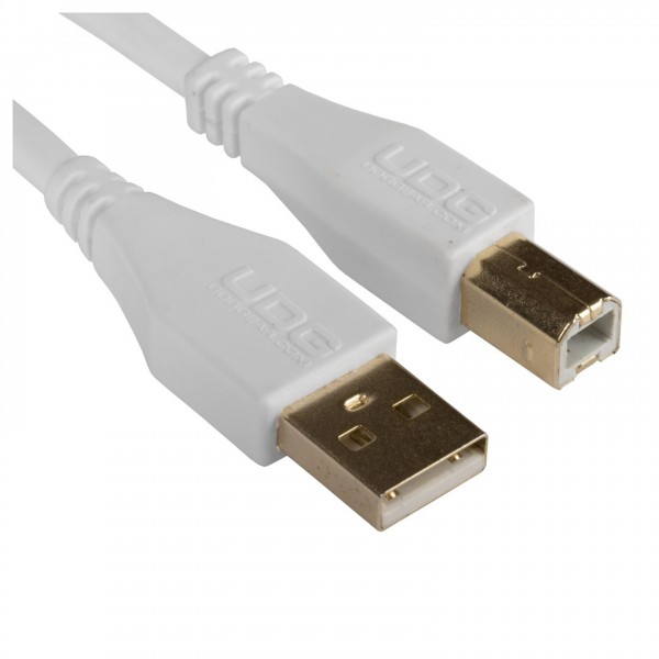 UDG Cable USB 2.0 (A-B) Straight 1M White