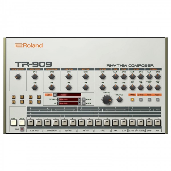Roland Cloud TR-909 Virtual Instrument