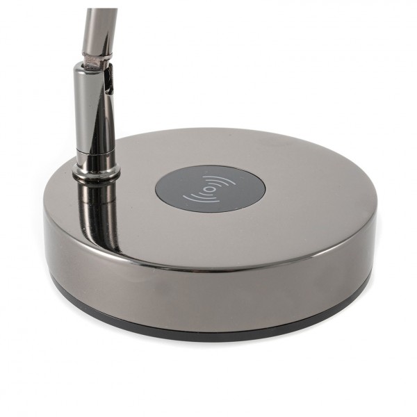 Gewa PL-78 Piano Lamp, Black Chrome Shiny, EU Plug