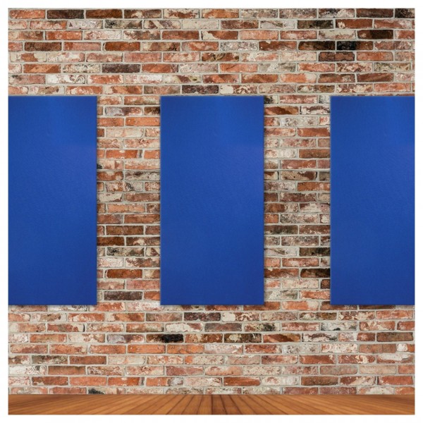 Imperative Audio StudioPANEL Acoustic Panels 1200mm x 600mm x 25mm, Blue x 4