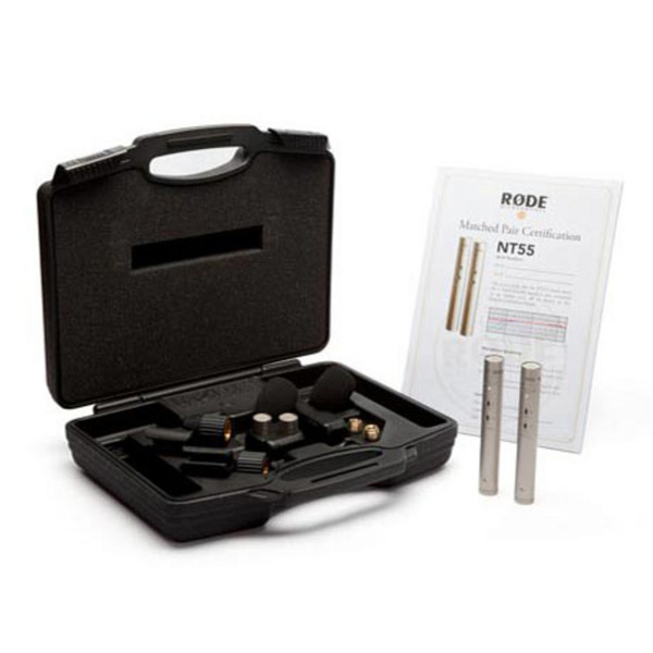 Rode NT55 Studio Condenser Mic, Matched Pair