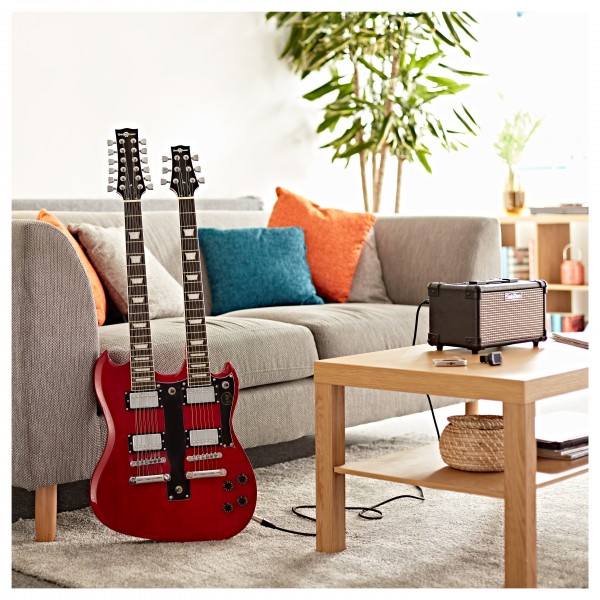 Brooklyn Double Neck Guitar by Gear4music