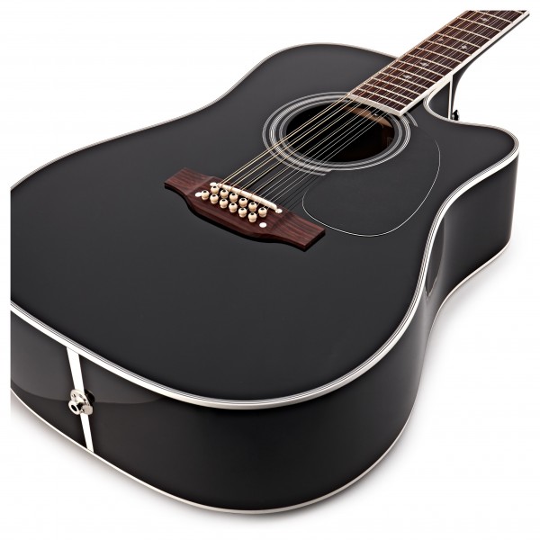 Takamine EF381SC 12 String Electro Acoustic, Black