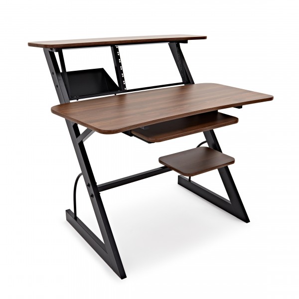 modul Four Tier Studio Desk, Walnut