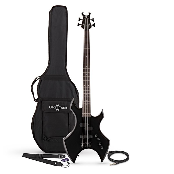 Harlem X Bass Guitar by Gear4music, Black