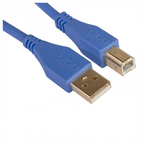 UDG Cable USB 2.0 (A-B) Straight 3M Blue