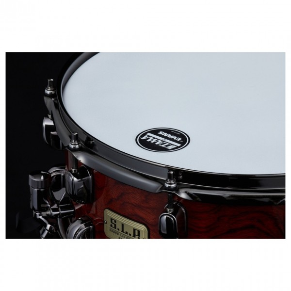 Tama SLP 14" x 6" G-Bubinga Snare Drum, Natural Quilted Bubinga