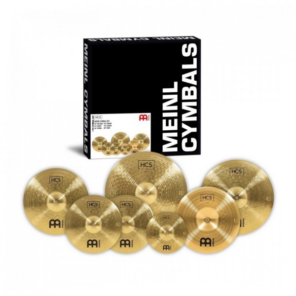 Meinl HCS Super 6 Cymbal Set Plus Cymbal & Stick Bag Bundle