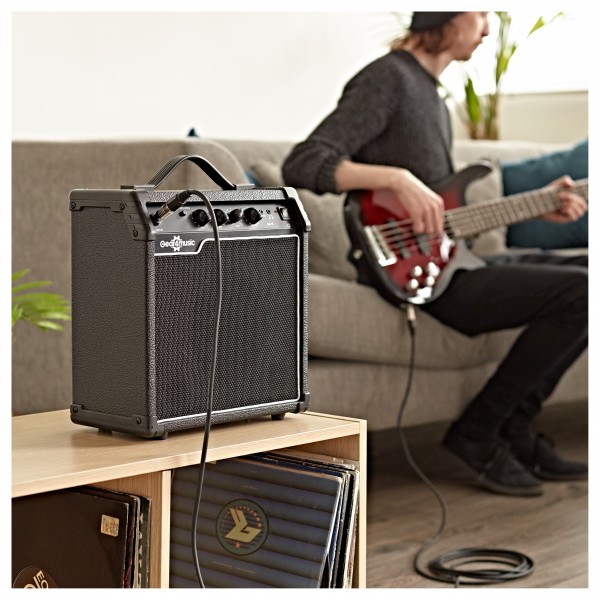 15W Bass Combo Amplifier by Gear4music