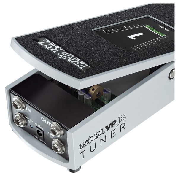 Ernie Ball P06200 Volume Pedal JR Tuner Pedal, White