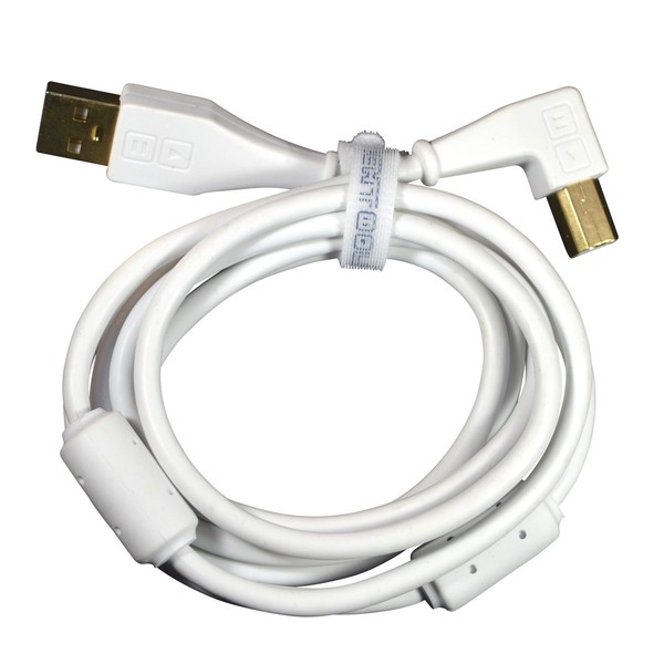DJ Tech Tools Chroma Angled USB-B Cable 1.5m, White