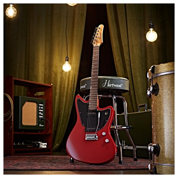 Hartwood Drifter Electric Guitar, Orchard Red