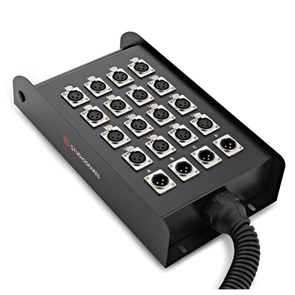Studiospares 16/4 XLR Stage Box & Snake, 30m