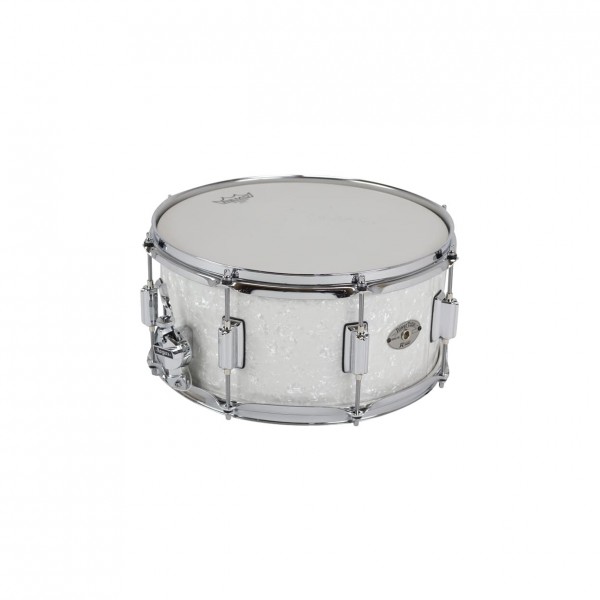 Rogers Powertone 14 x 6.5" Snare Drum, White Marine Pearl