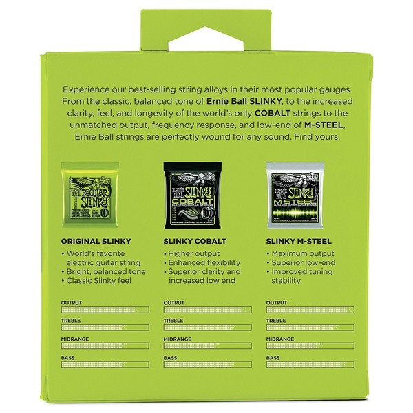 Ernie Ball P03331 Regular Slinky 10-46 Electric Tone Pack