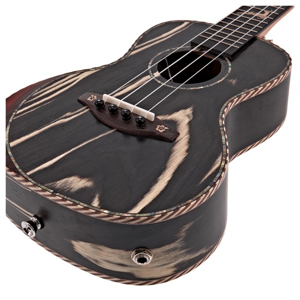 Hartwood Sonata Armrest Electro-Concert Ukulele, Technical Black
