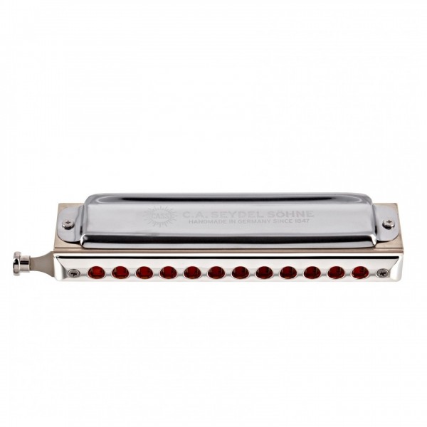 Seydel De Luxe Steel Chromatic Harmonica, G