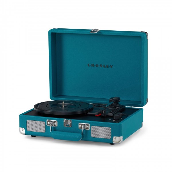 Crosley Cruiser Deluxe Turntable with Bluetooth Out, Teal