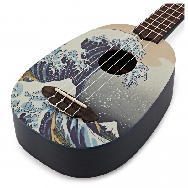 Luna Great Wave Pineapple Ukulele w/ Gigbag