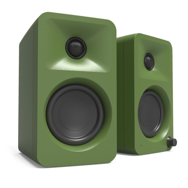 Kanto Ora Powered Reference Desktop Speakers with Bluetooth, Moss
