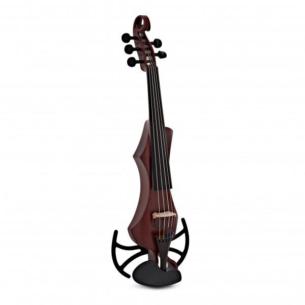 GEWA Novita 3.0 5 String Electric Violin with adapter, Red Brown