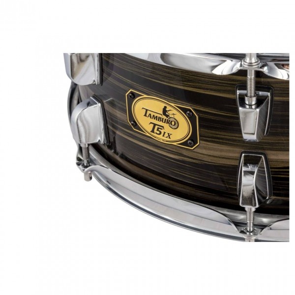 Tamburo T5LX 14 x 5.5" Snare Drum, Wood Grain Black