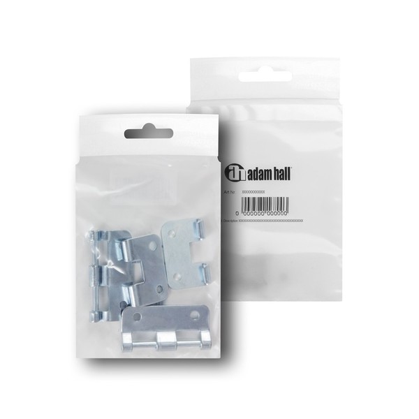 Adam Hall Large Galvanised Detachable Hinges, Set of Two