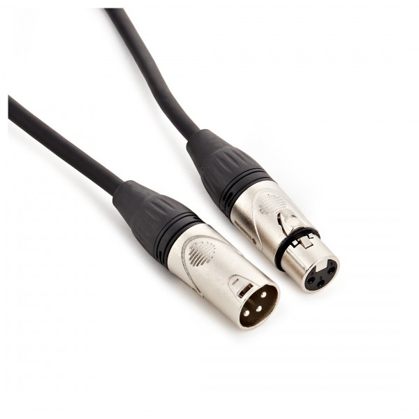 Studiospares Standard XLR (M) to XLR (F) Cable, 5m Black