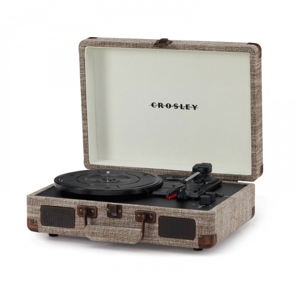 Crosley Cruiser Deluxe Turntable with Bluetooth Out, Havana