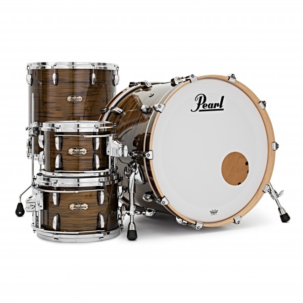 Pearl Masters Maple Pure 22" 4pc Shell Pack, Bronze Oyster