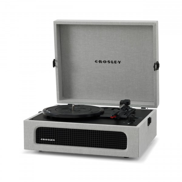Crosley Voyager Portable Turntable with Bluetooth Out, Grey