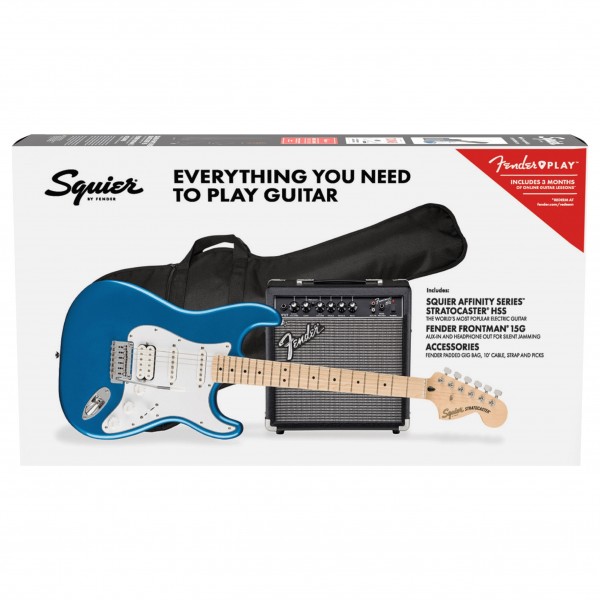 Squier Affinity Stratocaster HSS Pack , Lake Placid Blue - Nearly New