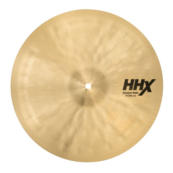 Sabian HHX 15" Groove Hi-Hat Cymbals, Natural Finish