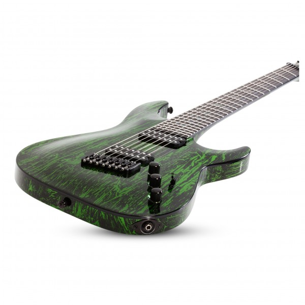 Schecter C-7 MS Silver Mountain 7 String, Toxic Venom