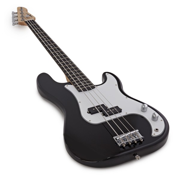 LA Bass Guitar by Gear4music, Black - Nearly New